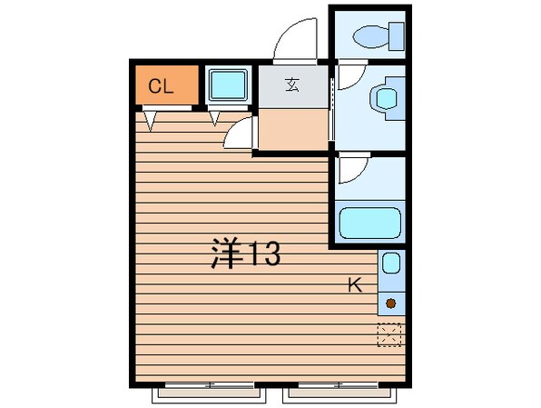 ビレ3110甲子園の物件間取画像